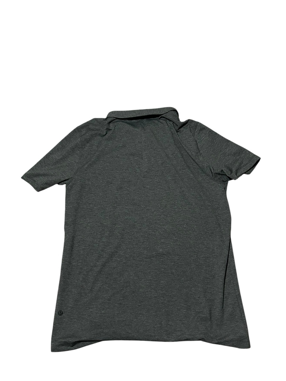 Lululemon Men's Performance Short Sleeve Shirt Polo – Heathered Charcoal Gray - Picture 6 of 6